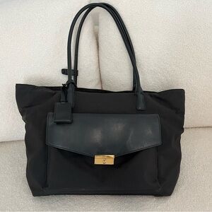 Black and Gold Tumi Laptop Tote